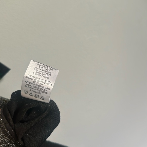 Madden NYC Slate Gray Sparkle Asymmetrical Dress Size Medium (7-9) - Picture 7 of 11